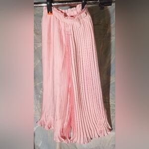 Janie and Jack Soft Pink Wide Leg Pants
